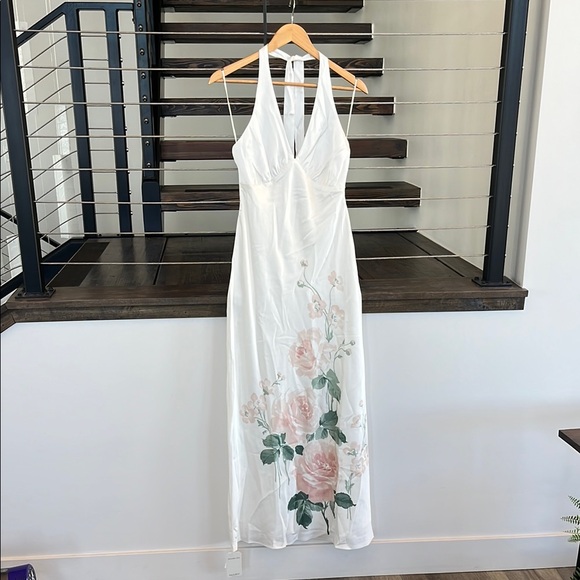 Abercrombie & Fitch Dresses & Skirts - The A&F Julia Slip Halter Maxi Dress